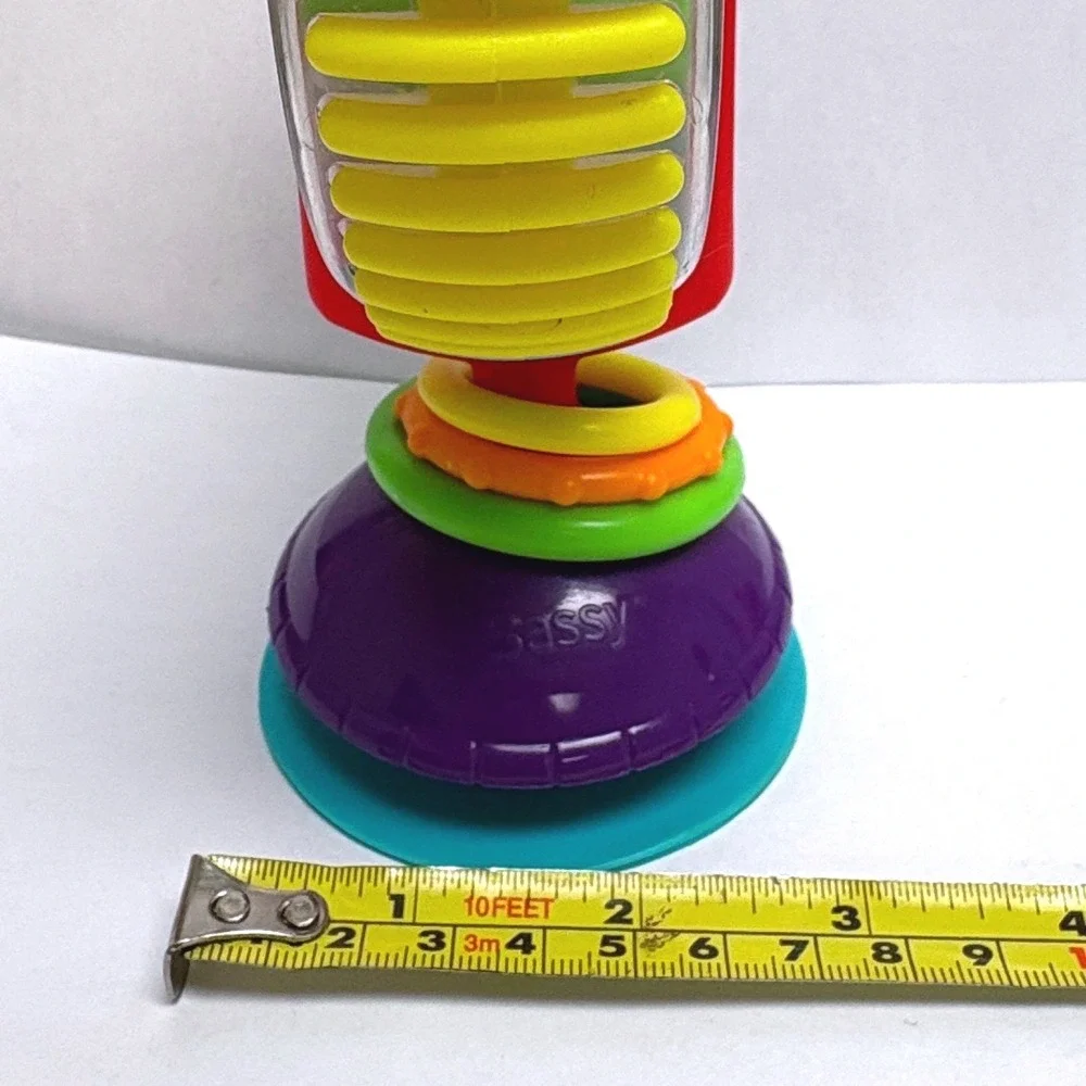 Sensory Spinning Ferris Wheel High Chair Toy 6 months up Sassy Suction activity